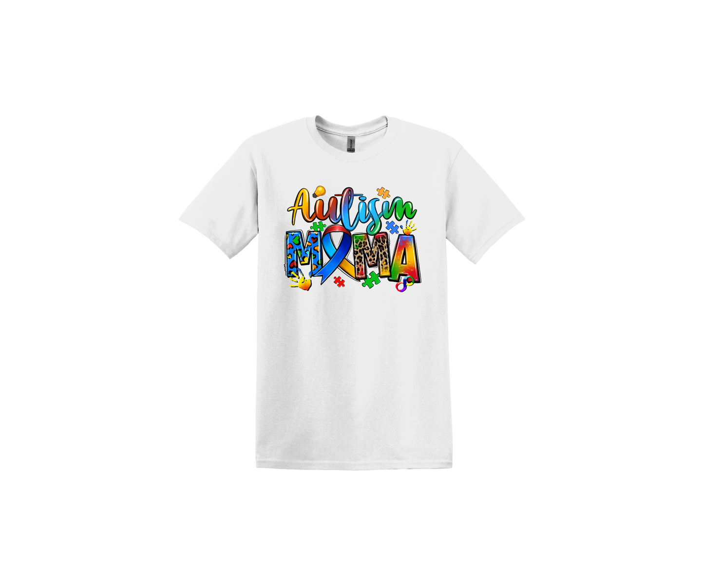 Autism Hand White T-Shirt