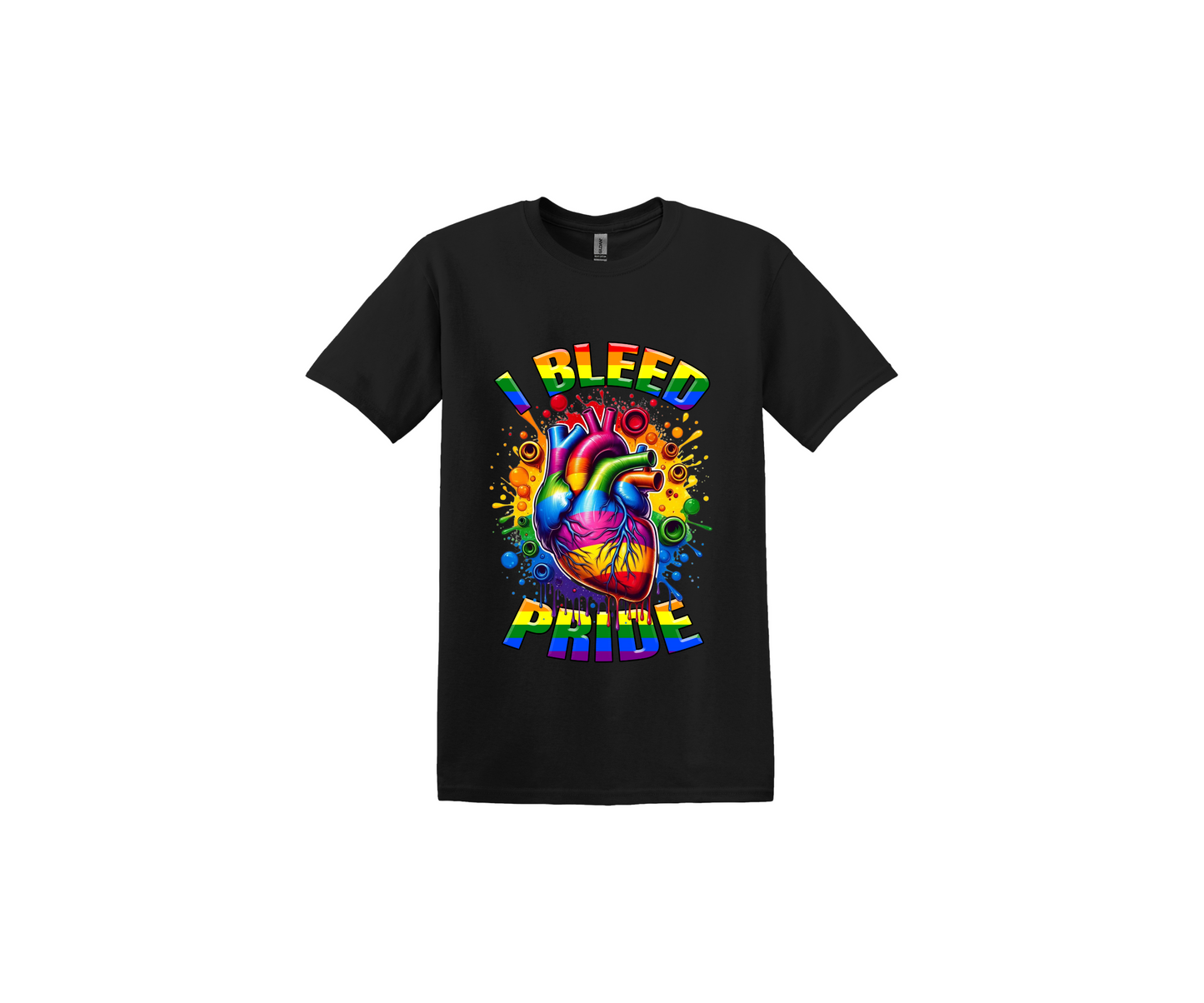 I Bleed Pride Black T-Shirt