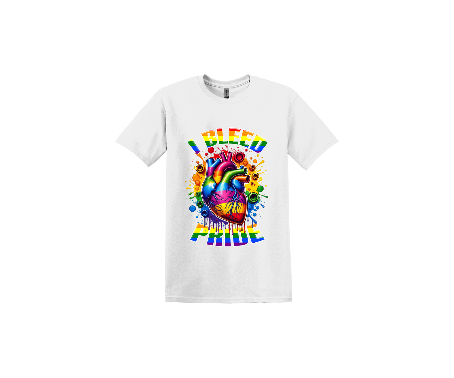 I Bleed Pride White T-Shirt