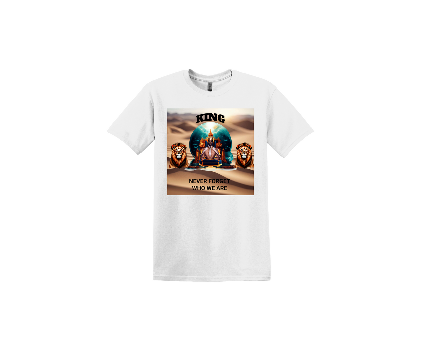 King Never Forget Who You Are White T-Shirt
