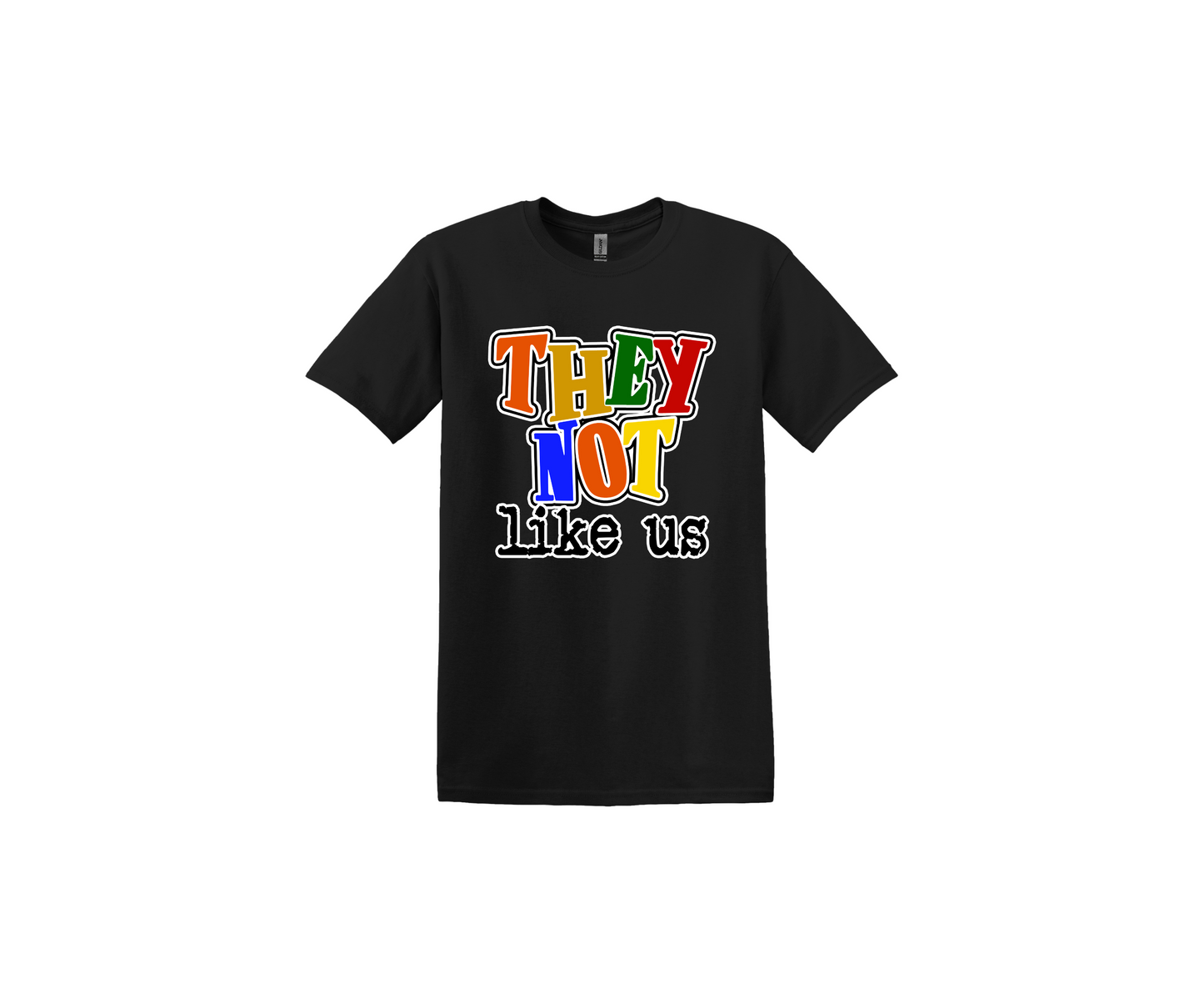 They Not Like Us Black T-Shirt