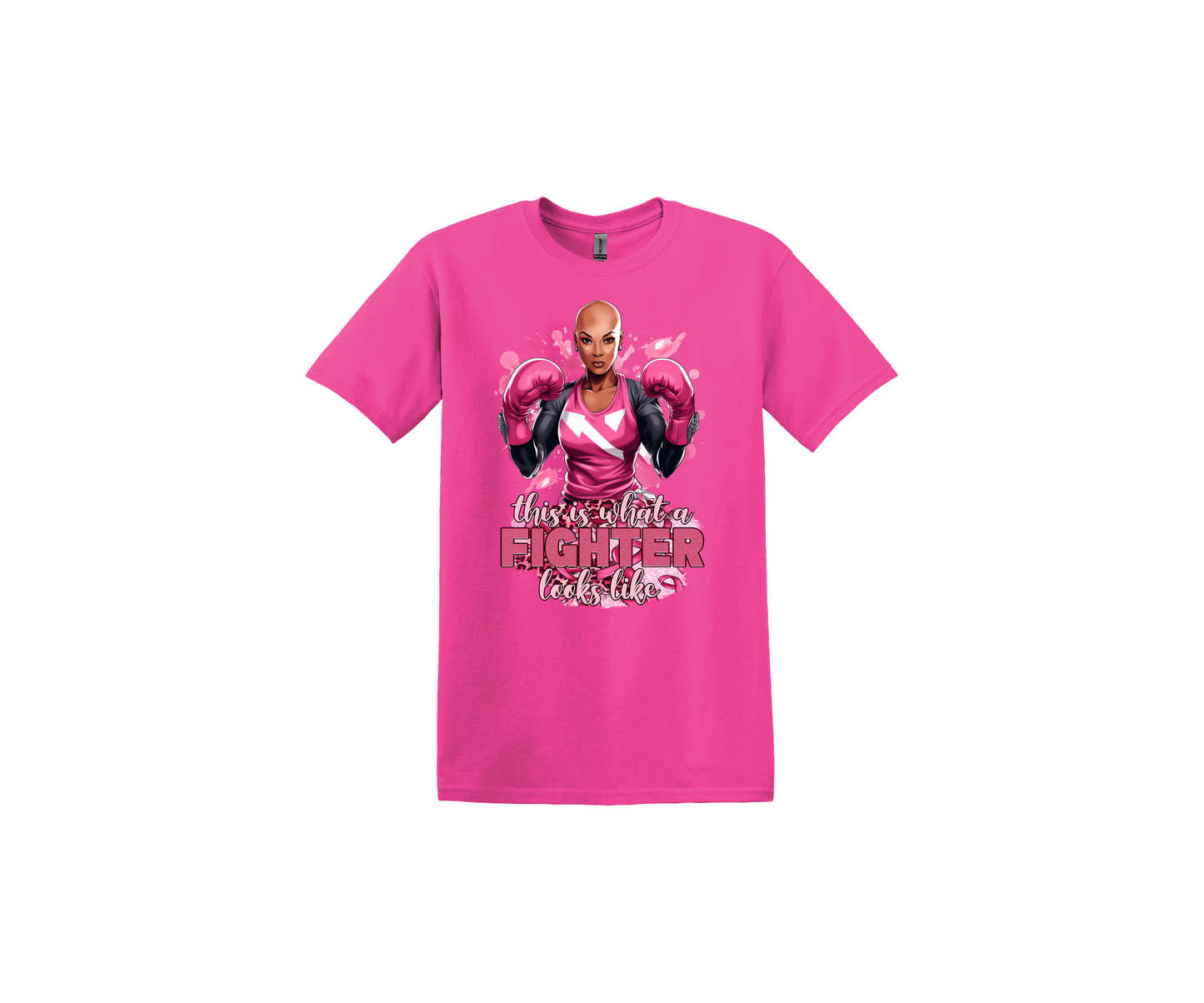 This is What a Fighter looks like Caramel Woman Antiq Heliconia T-Shirt