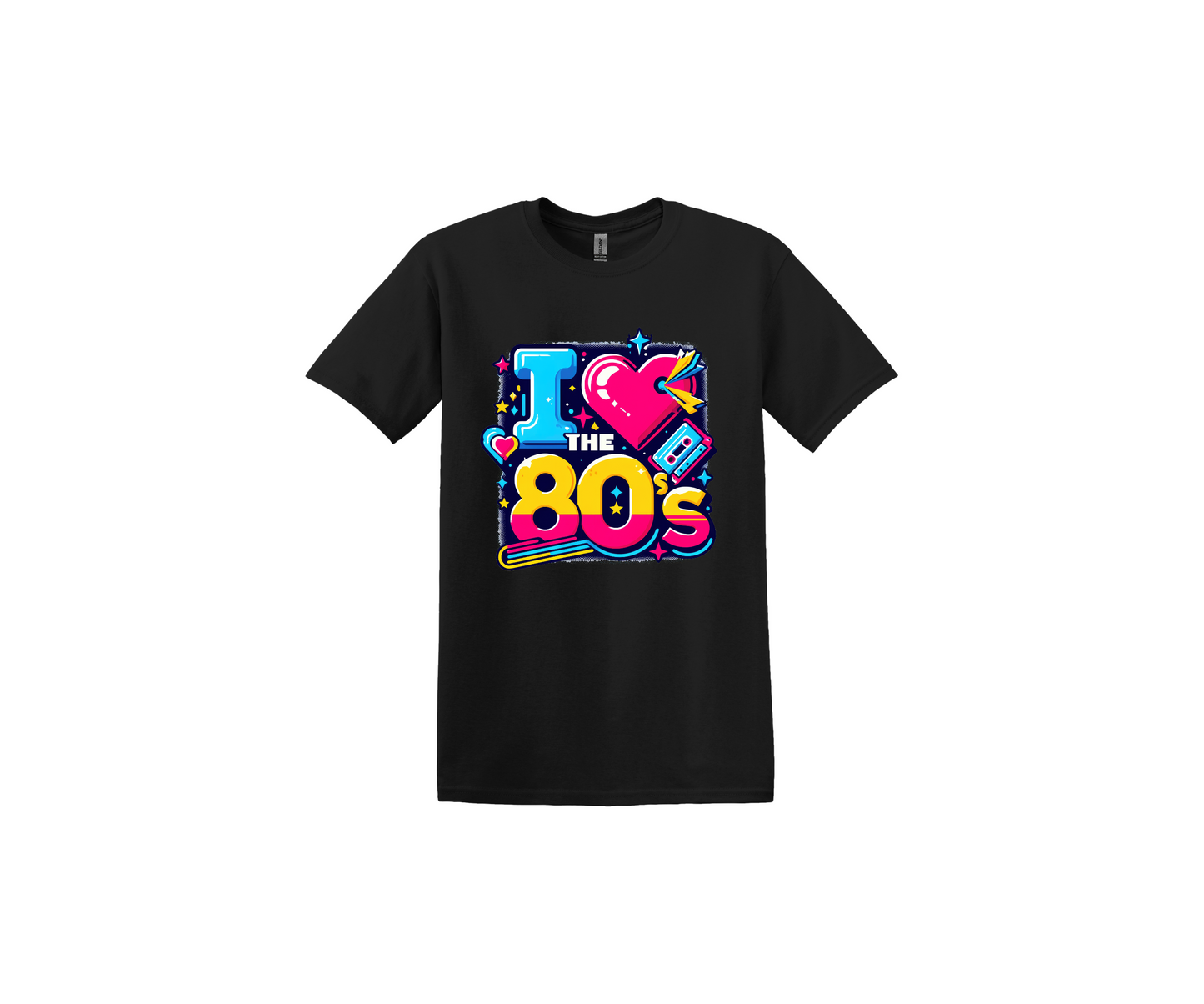 I Love the 80's Black T-Shirt