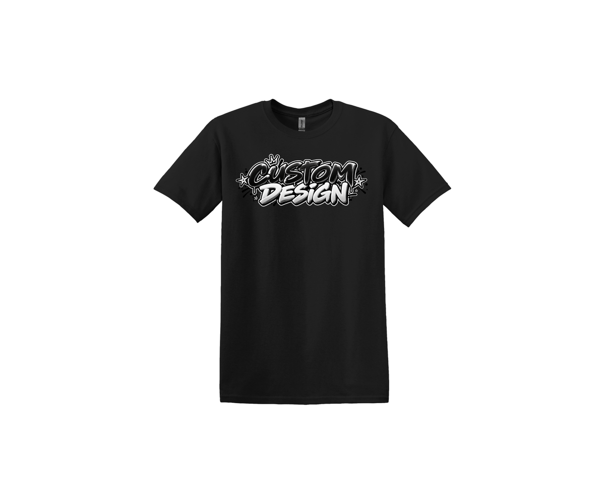 Custom Design Black T-Shirt