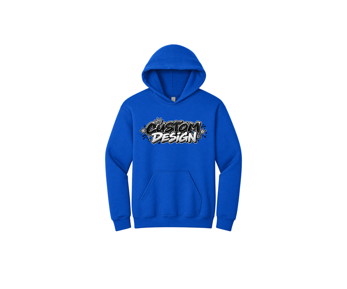 Custom Design Blue Hoodie