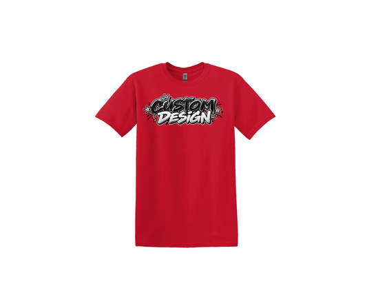 Custom Design Red T-Shirt