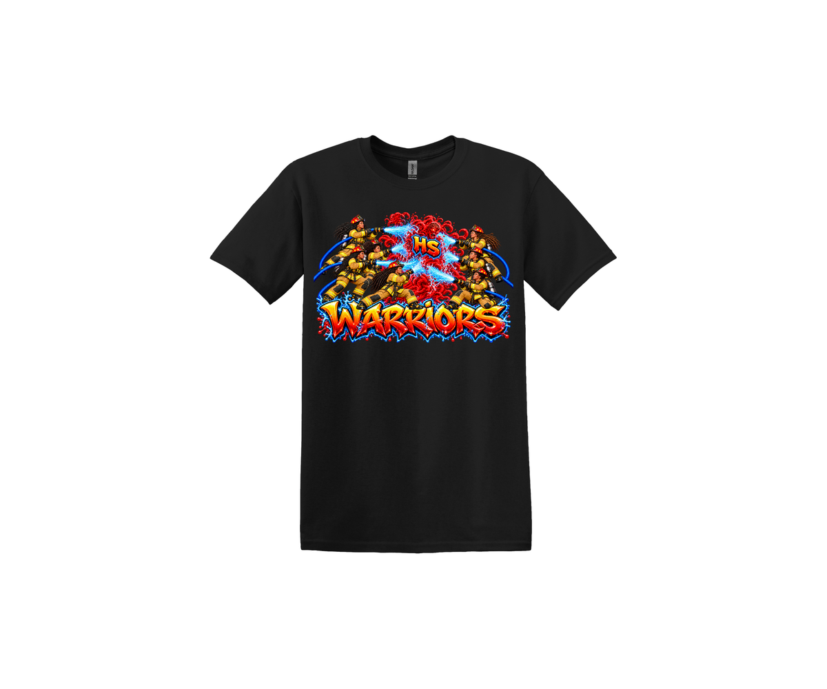 HS Warriors Black T-Shirt