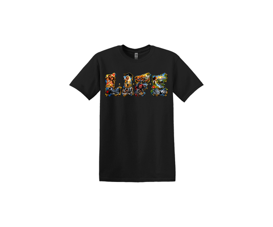 Life Black T-Shirt