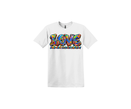 Love Over Violence Everyday White T-Shirt