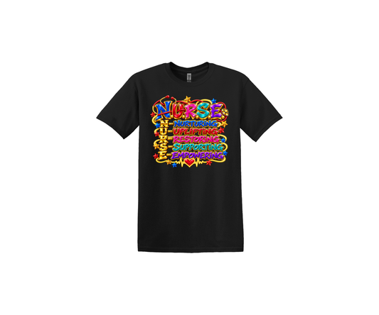 Nurse: More Than A Title Black T-Shirt