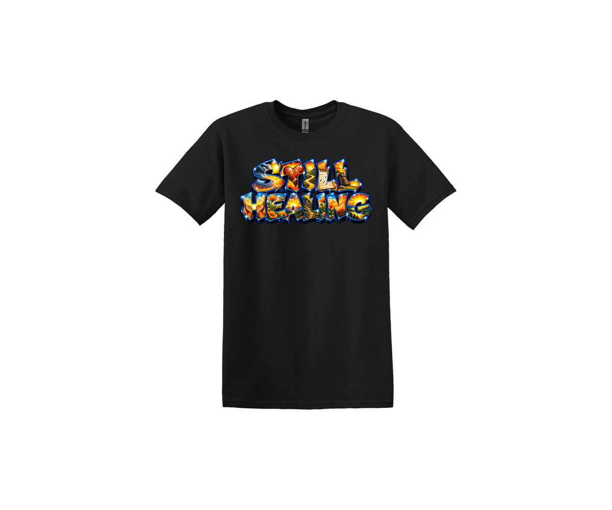 Still Healing Black T-Shirt